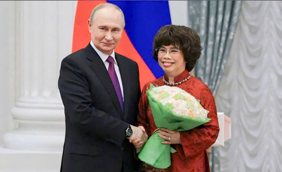 Tổng thống Nga Vladimir Putin: “Các dự án của bà Thái Hương góp phần tăng cường hợp tác chiến lược giữa hai nước”